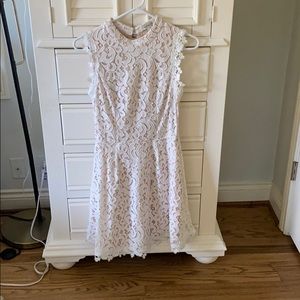 Francescas white lace dress
